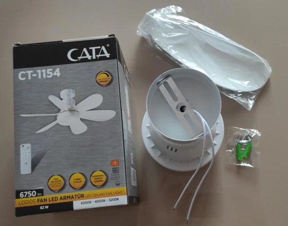 Cata Lodos CT-1154 Tavan Tipi Vantilatör - Resim 2