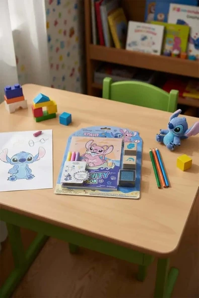 Miniso Lilo Stitch Damga Boyama Seti, 2020838410107 ürün görseli 1