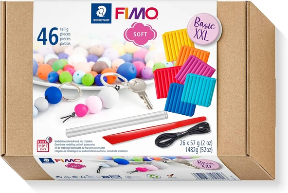 Staedtler Fimo 8023 15 Set Modelleme Kili Fımo Xxl ürün görseli 1
