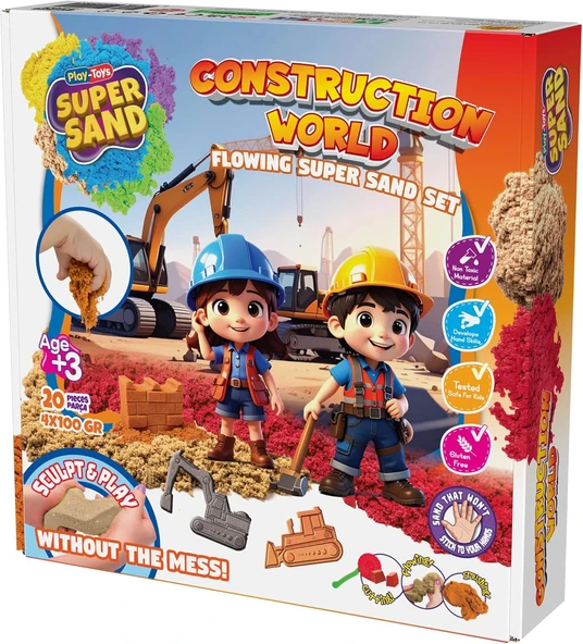 Play Supersand Construction Set ürün görseli 1