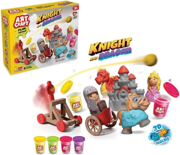 Şövalye Ejderha Oyun Hamur Set 280 Gr ürün görseli 1
