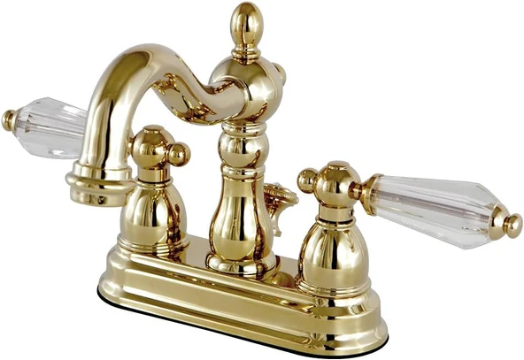 Brass Ks1602Wll Wilshire 10,64 Cm Ortaya Çıkan Lavabo Bataryası, Cilalı Pirinç, 10,64 Cm Ağız Erişiminde ürün görseli 1