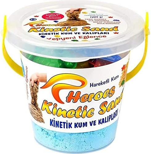 Eren Heroes Kinetik Kum Kovalı Set 6 Renk Seçenekli 1 Kg + 6 Parça Oyun Kalıbı Pembe Mavi̇ ürün görseli 1