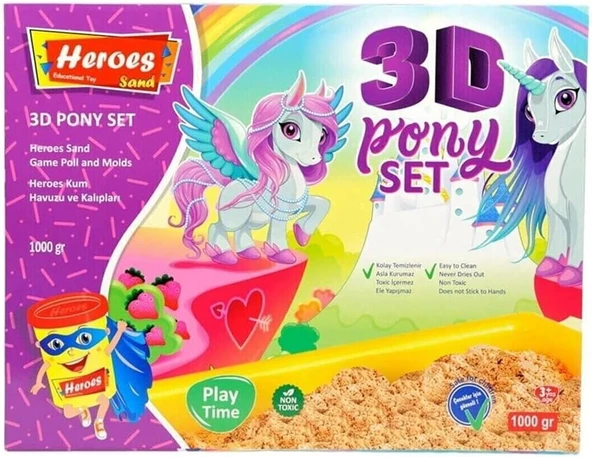Eren 3D Kalipli Di̇nazor Ki̇neti̇k Kum Set 1000 Gr Kum-035 ürün görseli 1