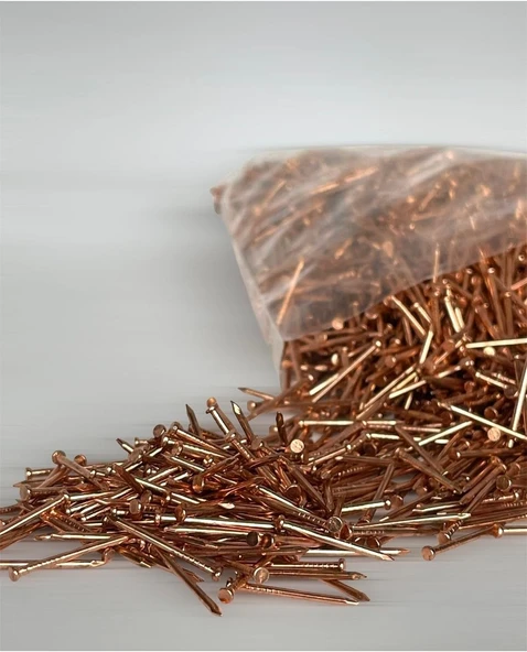 Gürbüz Filografi Bakır Renkli Düz Baş 250 Gram Filografi Çivisi ürün görseli 1