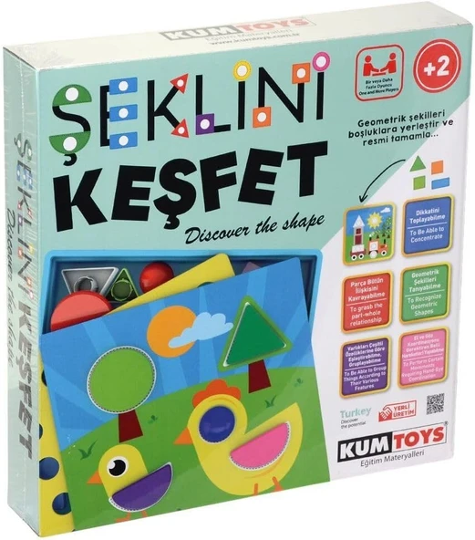 Vitrin Dolusu 5306 Kumtoys, Şeklini Keşfet / +2 Yaş ürün görseli 1