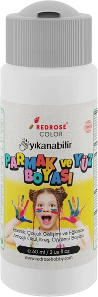 Beyaz Parmak Boyası 60Ml ürün görseli 1