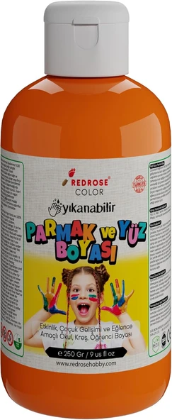 Turuncu Parmak Boyası 250Gr ürün görseli 1