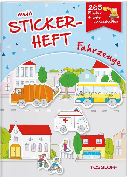 Mein Stickerheft. Fahrzeuge: Mit 265 Stickern! ürün görseli 1