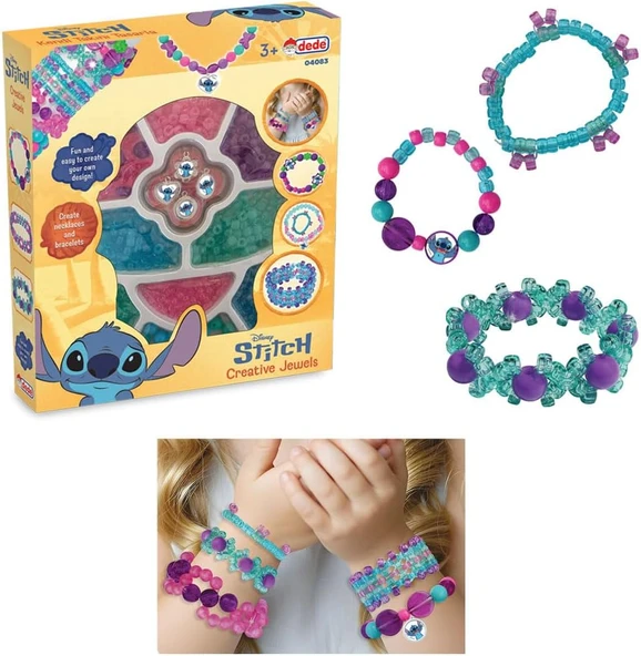 Dede Stitch Tekli Kutu Takı Seti ürün görseli 1