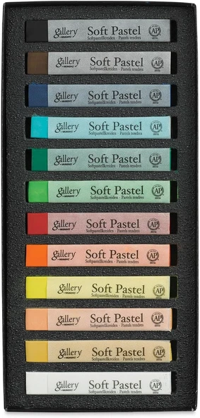 Mungyo Mpv-12 Pastel Boya Yumuşak Toz Pastel, 12 Renk ürün görseli 1