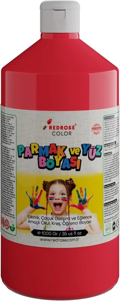 Red Kırmızı Parmak Boyası 1000 Gr ürün görseli 1