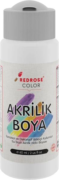 Red Beyaz Akrilik Boya 60 Ml ürün görseli 1