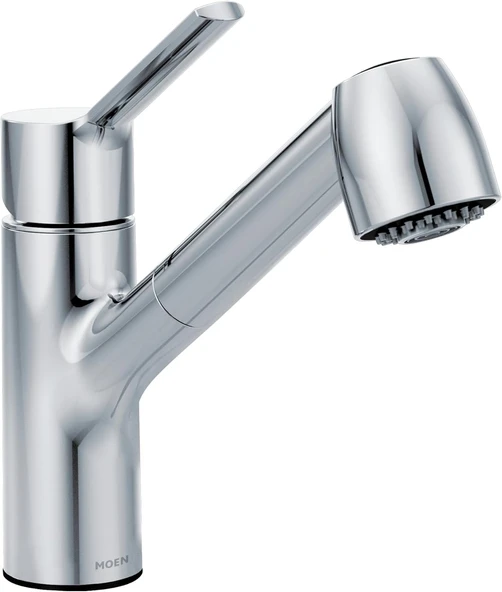 Moen 7585C Method One-Handle Pullout Faucet With Power Clean, Chrome ürün görseli 1