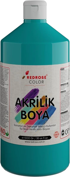 Red Turkuaz Akrilik Boya 1000 Gr ürün görseli 1