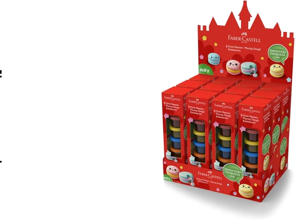 Faber-Castell Oyun Hamuru, 8X28G ürün görseli 1
