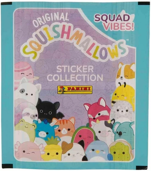 Panini Squishmallows Çıkartma Paketi 10 Paket Set Kbestsqmalokjjj ürün görseli 1