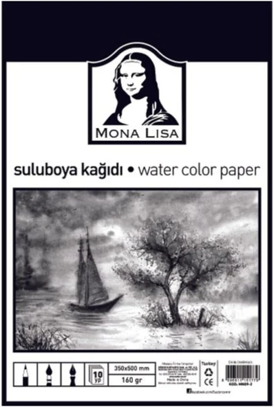 Sulu Boya Kağıdı 35 * 50 Cm 160 Gr 10 Yaprak ürün görseli 1