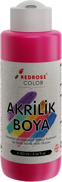 Red Fuşya Akrilik Boya 120 Ml ürün görseli 1