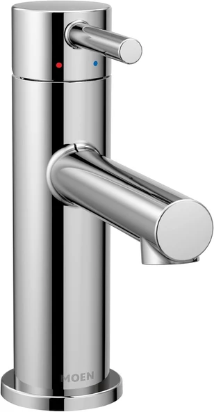Moen 6190 Align One-Handle Bathroom Faucet With Drain Assembly And Optional Deckplate, Chrome ürün görseli 1