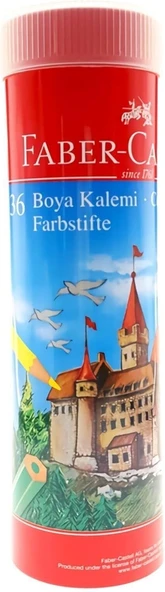 Faber Castell Kuru Boya Kalemi, 36 Renk, Metal Tüpte ürün görseli 1