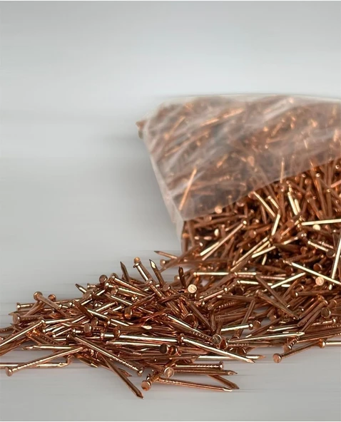 Gürbüz Filografi Filografi Çivisi Bakır Renk Düz Başlı 500 Gram ürün görseli 1