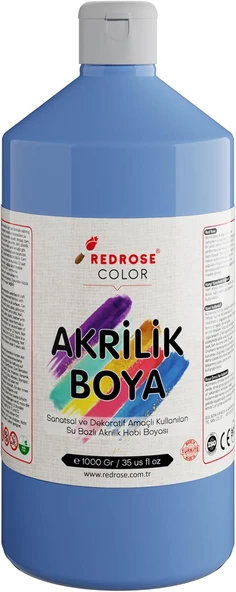 Red Akrilik Boya 1000 Gr ürün görseli 1