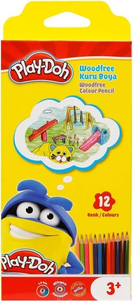 Play-Doh Woodfree Kuruboya (Altigen) 12'Li̇ ürün görseli 1