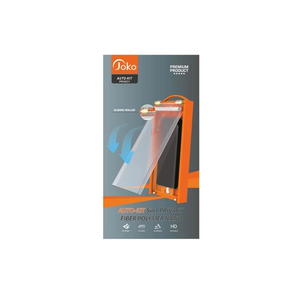 Joko Samsung Galaxy S22 Autokit 5in1 Fiber Hayalet Polymer Nano Ekran Koruyucu ürün görseli 1
