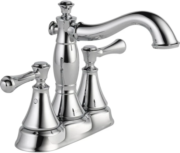 Faucet Cassidy Centerset Banyo Musluğu Fırçalanmış Nikel, Banyo Lavabo Musluğu, Metal Tahliye Düzenleyici, Paslanmaz 2597Lf-Ssmpu ürün görseli 1