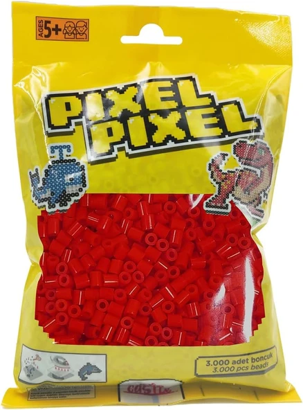 Red Castle 3000 Adet Midi Boncuk Kırmızı- Ppb-3000-14 ürün görseli 1