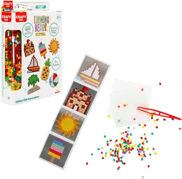 Crafy Hobi Boncuk Aktivite Set Kumsal ürün görseli 1