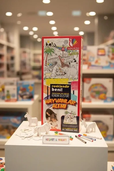 Miniso Rb Hayvanlar Alemi Boyama Sahnesi, 801200042 ürün görseli 1