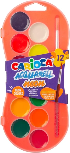 Carioca Sulu Boya 30 Mm.12'Li Neon ürün görseli 1