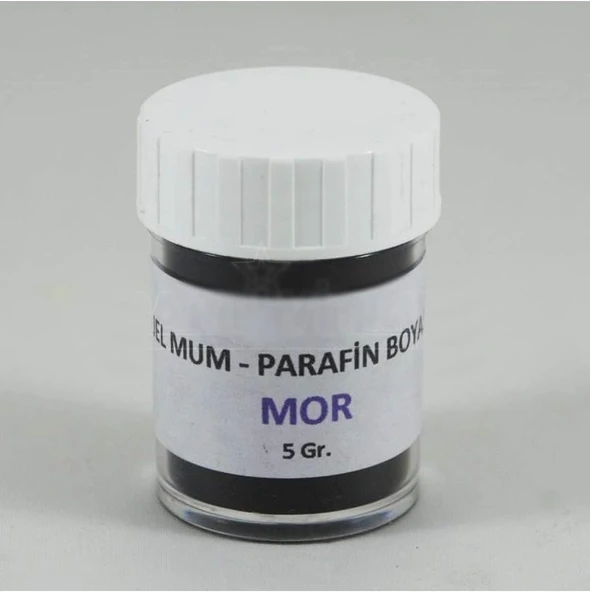 Mor Renk Jel Mum Parafin Toz Boyası 5 Gr ürün görseli 1
