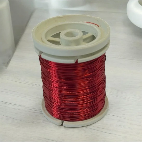 Gürbüz Filografi 0.30Mm(30Gr-50Metre) Kırmızı Renkli Filografi Teli ürün görseli 1