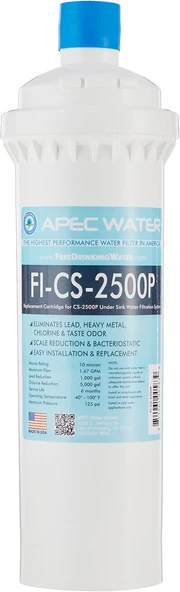 Apec Fi-Cs-2500P Cs-2500P Su Filtrasyon Sistemi Için Yedek Filtre ürün görseli 1
