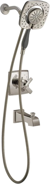 T17464-Ss-I Ashlyn Monitor 17 Serisi Banyo Küveti Duşu Trim In2Ition Two In One El Duşu Duş Başlığı, Paslanmaz Çelik ürün görseli 1