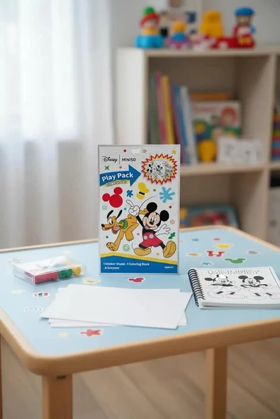 Miniso Mickey Mouse Boyama Çantası, 2022957910100 ürün görseli 1