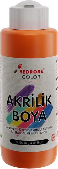 Red Turuncu Akrilik Boya 120 Ml ürün görseli 1