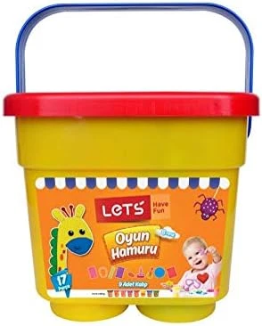 Kovalı Oyun Hamuru 8 Renk + 9 Kalıp L8901 ürün görseli 1