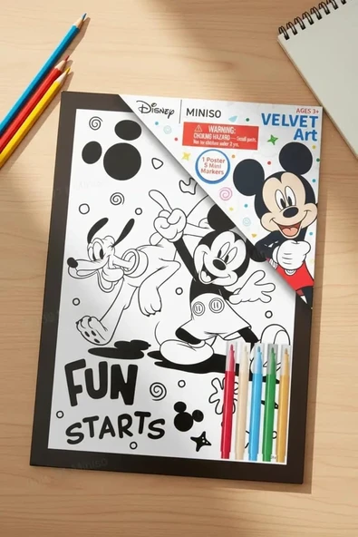 Miniso Mickey Mouse Boyama Seti, 2022958010106 ürün görseli 1