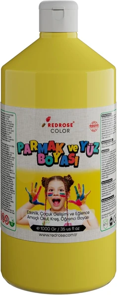 Red Sarı Parmak Boyası 1000 Gr ürün görseli 1