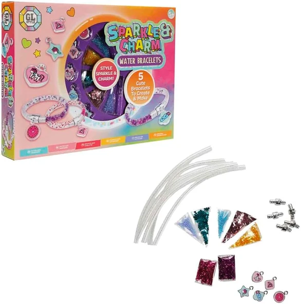 Hobi Set Gl Glitter Aqua Bracelets ürün görseli 1