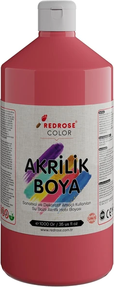 Red Pembe Akrilik Boya 1000 Gr ürün görseli 1