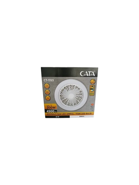 CATA Poyraz Fan 42W Led Ampul CT-1153 ürün görseli 1