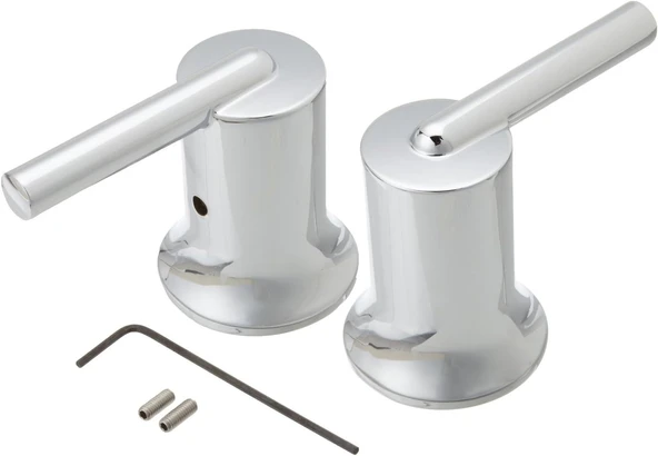 Faucet H659 Trinsic, İki Metal Kol Kolu Kiti-Roma Küveti, Krom, 8,1 X 9,4 X 17,5 Cm ürün görseli 1