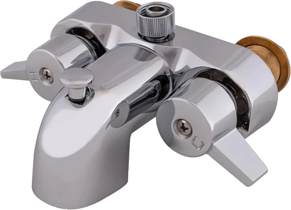 Ez-Flo 11129 Add-On Shower Diverter Bathcock Polished Chrome ürün görseli 1