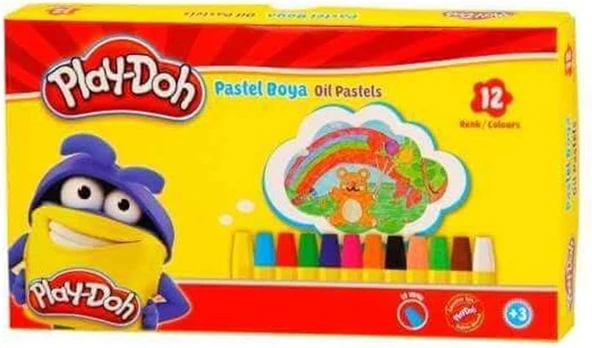 Play-Doh Pastel Boya 12 Renk ürün görseli 1