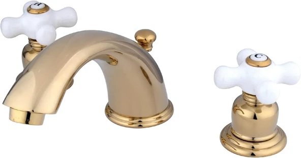 Brass Kb962Px Viktorya Tarzı Musluk Abs Tahliye Garnitürü, Cilalı Pirinç ürün görseli 1